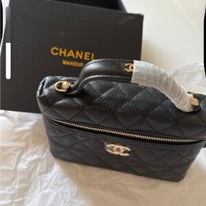 Chanel Black Quilted Cosmetic Case VIP/GWP